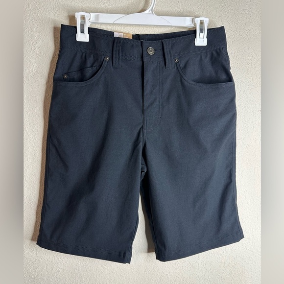 Prana Brion Shorts II black size 28 NWT - Picture 1 of 6